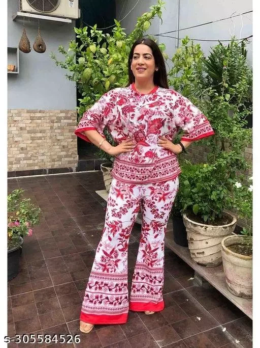 Women Casual Printed Co-ord Set