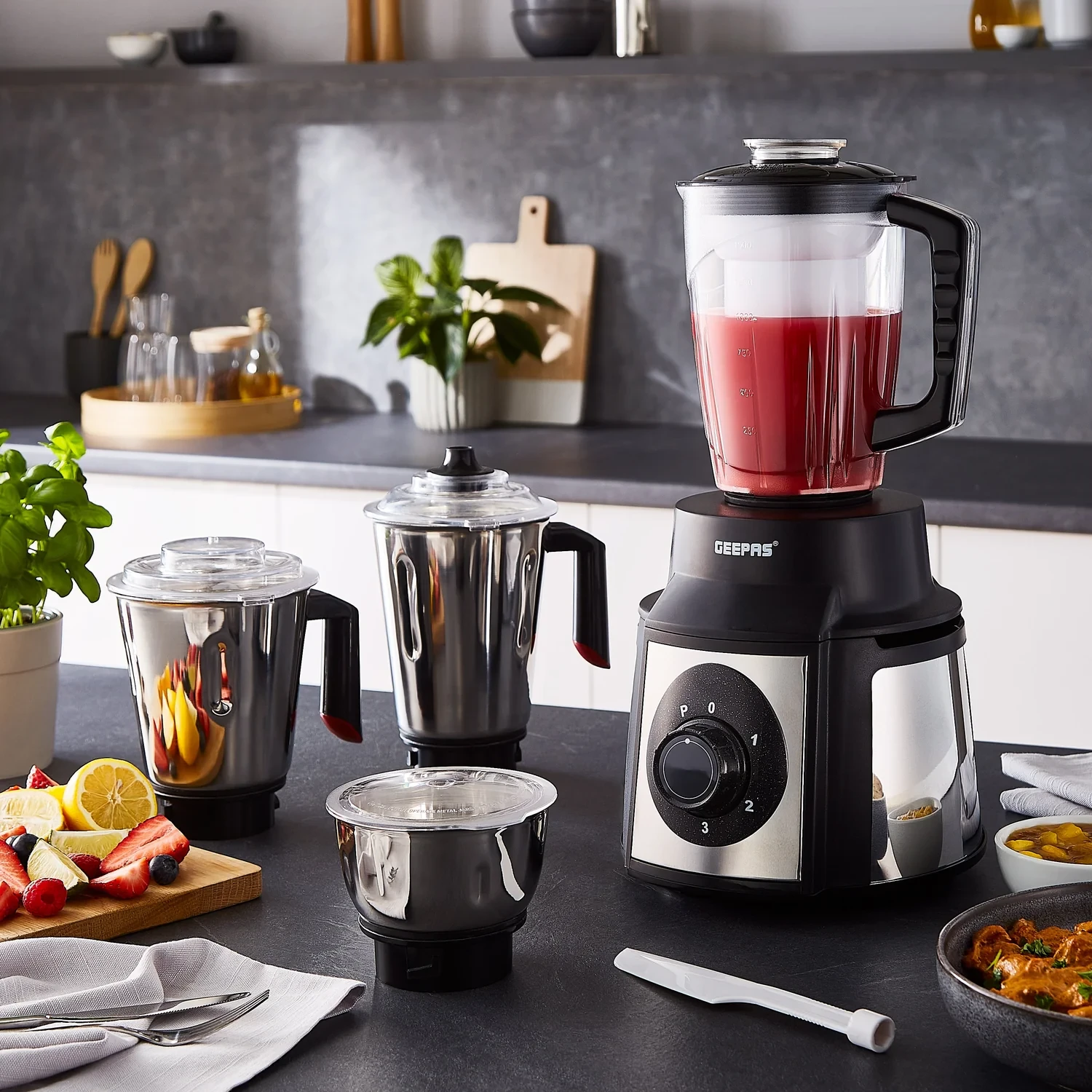 Premium 3 Jar Mixer Grinder 750W