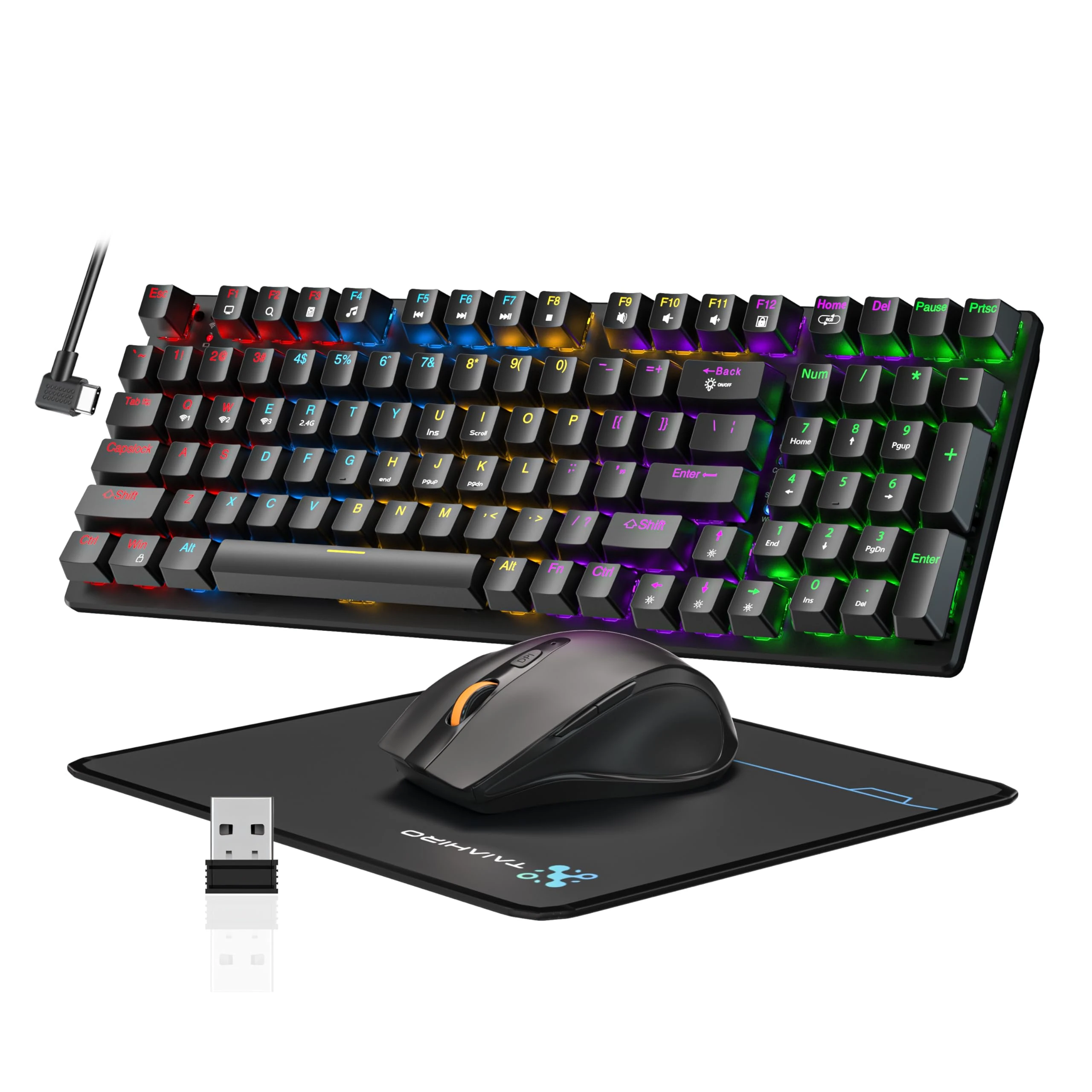 RGB Gaming Keyboard & Mouse Combo
